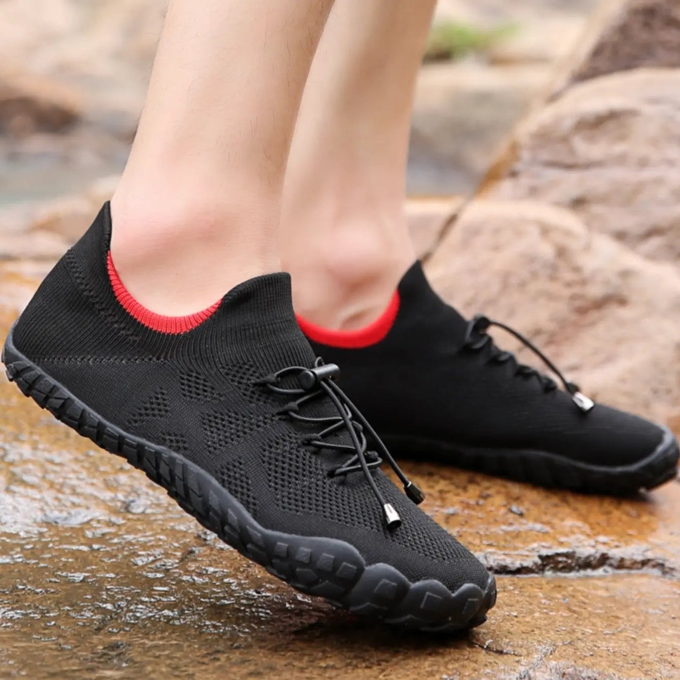 Barfußschuh Herren | Rutschfeste Sohle & Flaches Trainingsgefühl