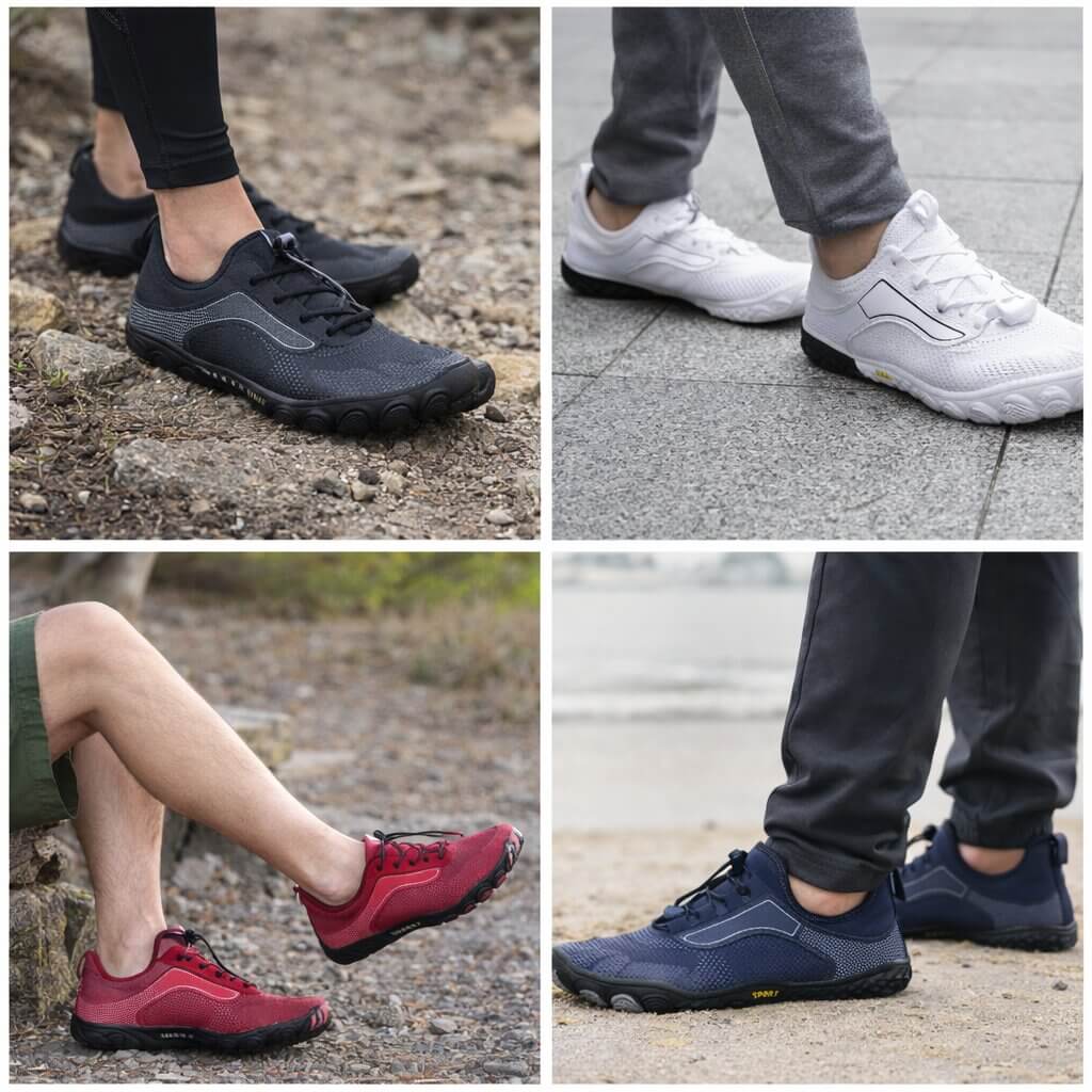 Barfußschuhe Wasserfest Herren | Schnellverschluss & Flexibler Grip