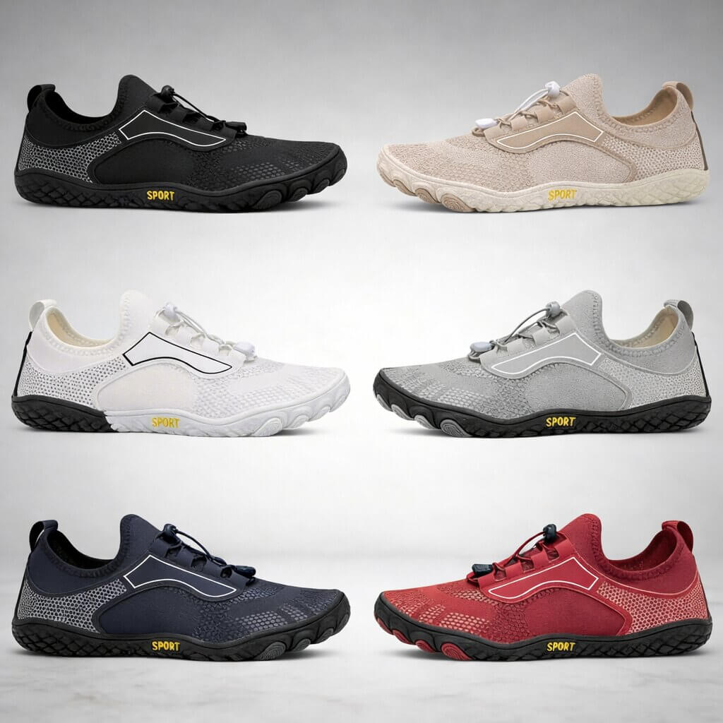 Barfußschuhe Wasserfest Herren | Schnellverschluss & Flexibler Grip
