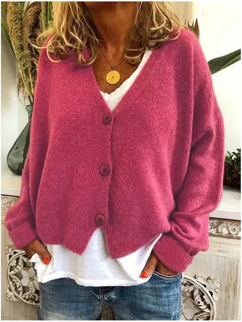 Baumwolljacke mit Knöpfen für Damen 6
