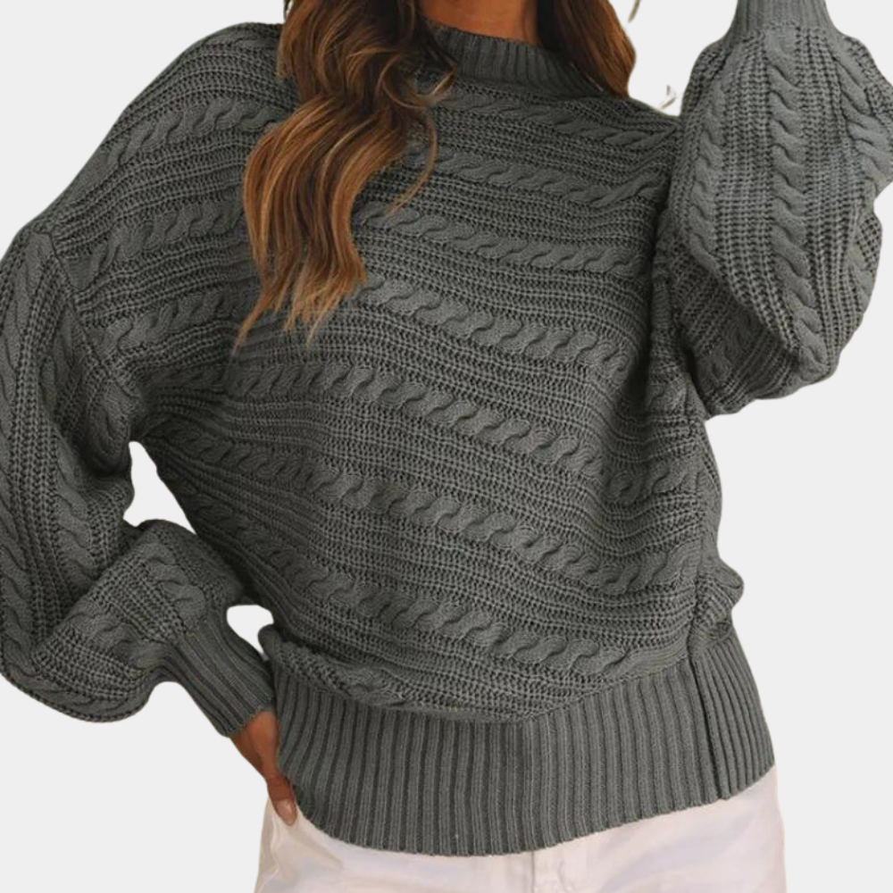 Bella - Eleganter Damenstrickpullover