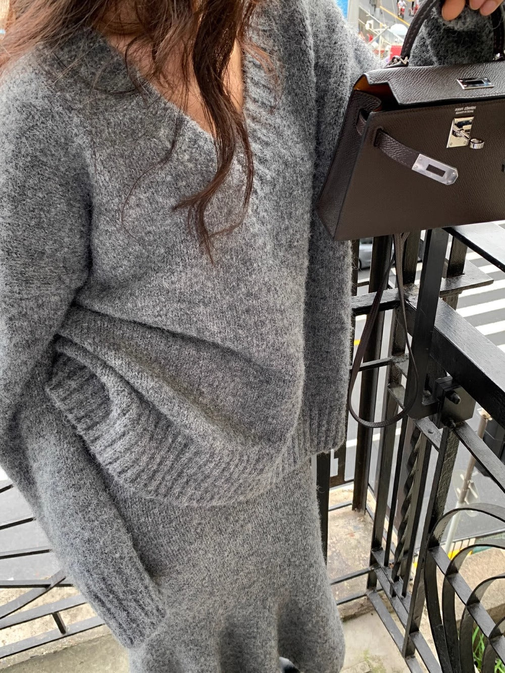 Benedetta - Strickpullover & Rock-Set