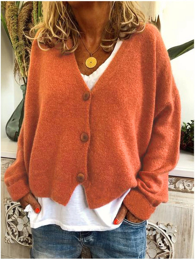 Bequeme Strickjacke