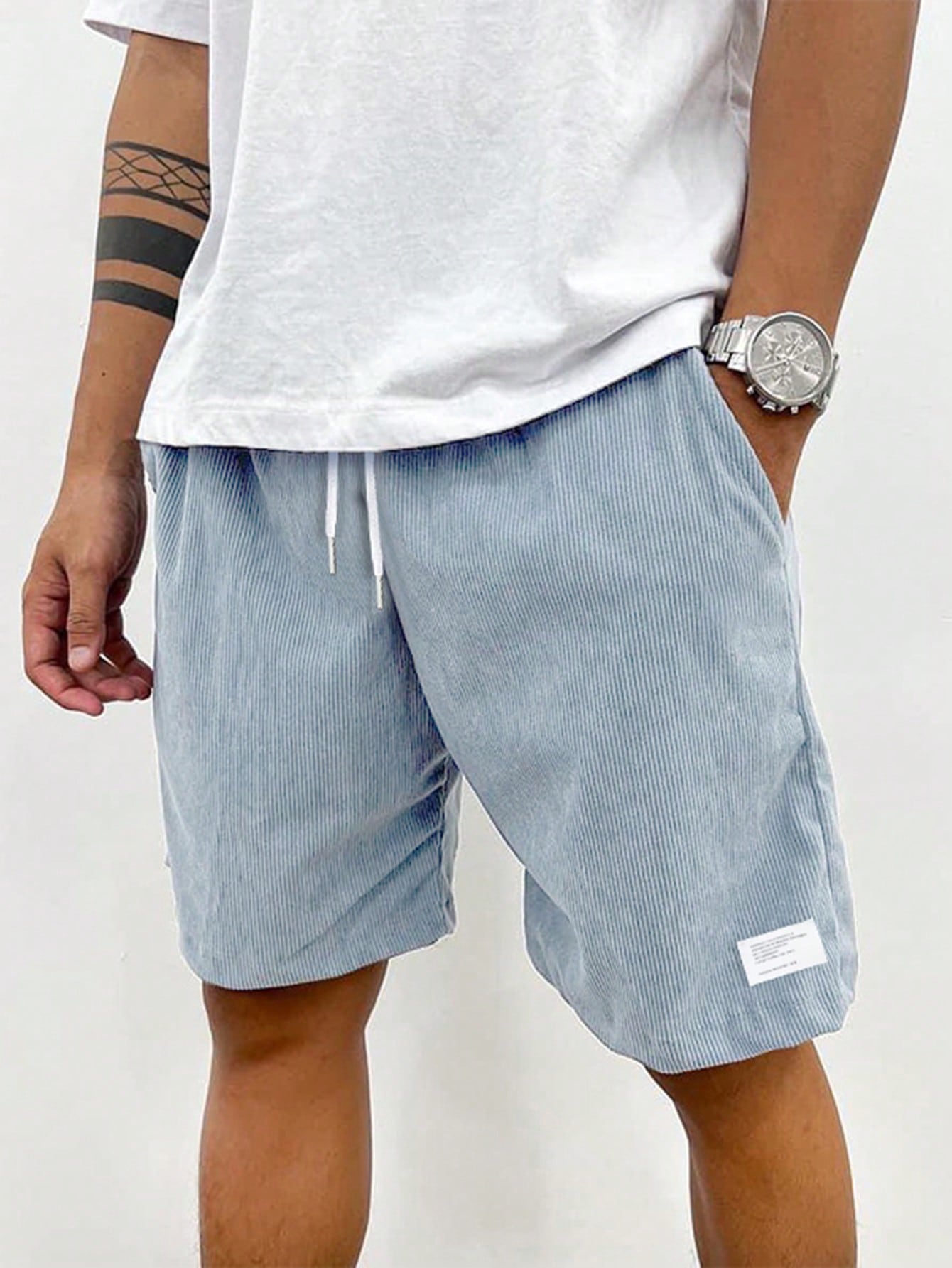 Bettina | Herren Sommer Lässige Shorts Mit Kordelzug 11