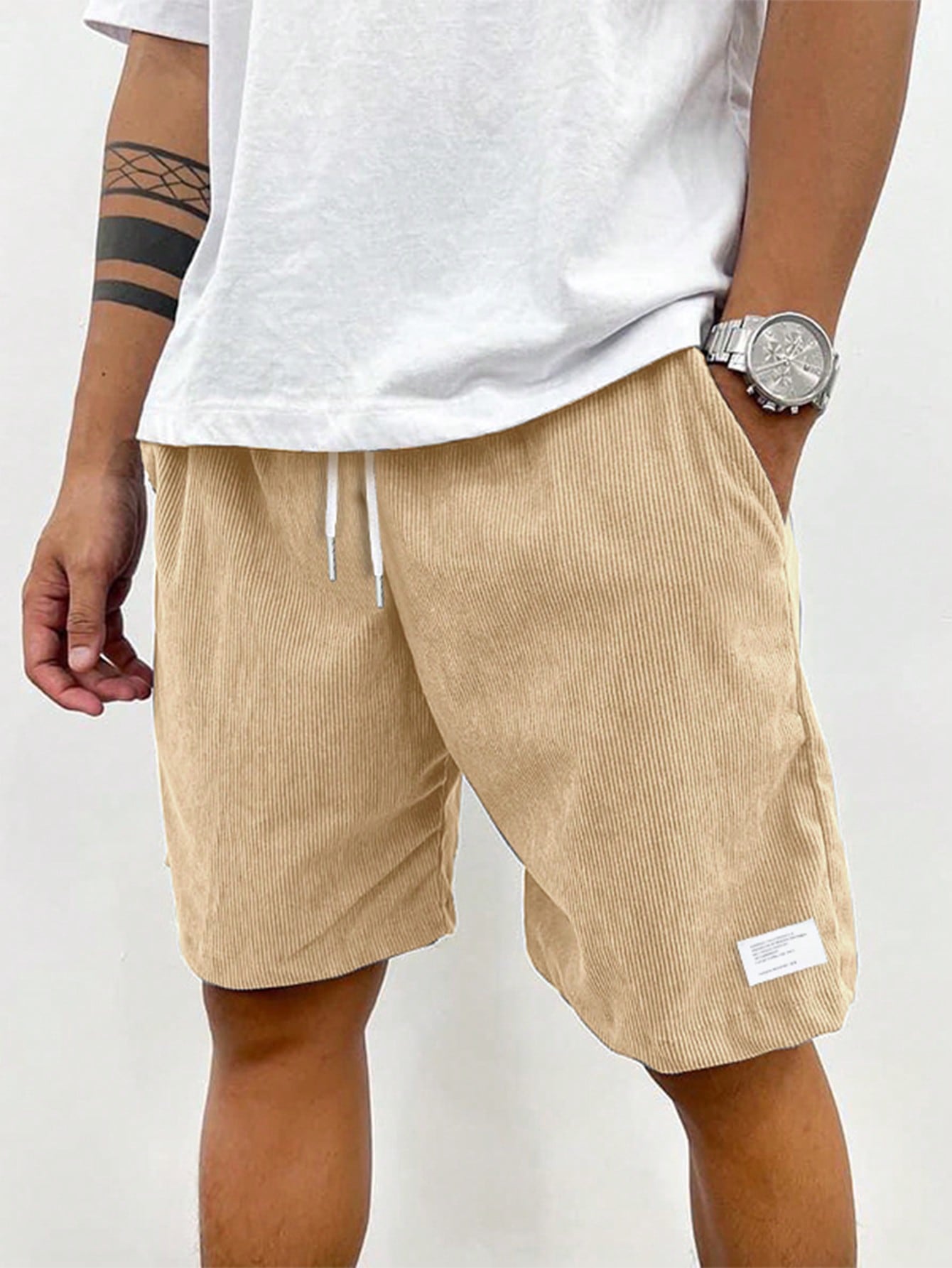 Bettina | Herren Sommer Lässige Shorts Mit Kordelzug 6