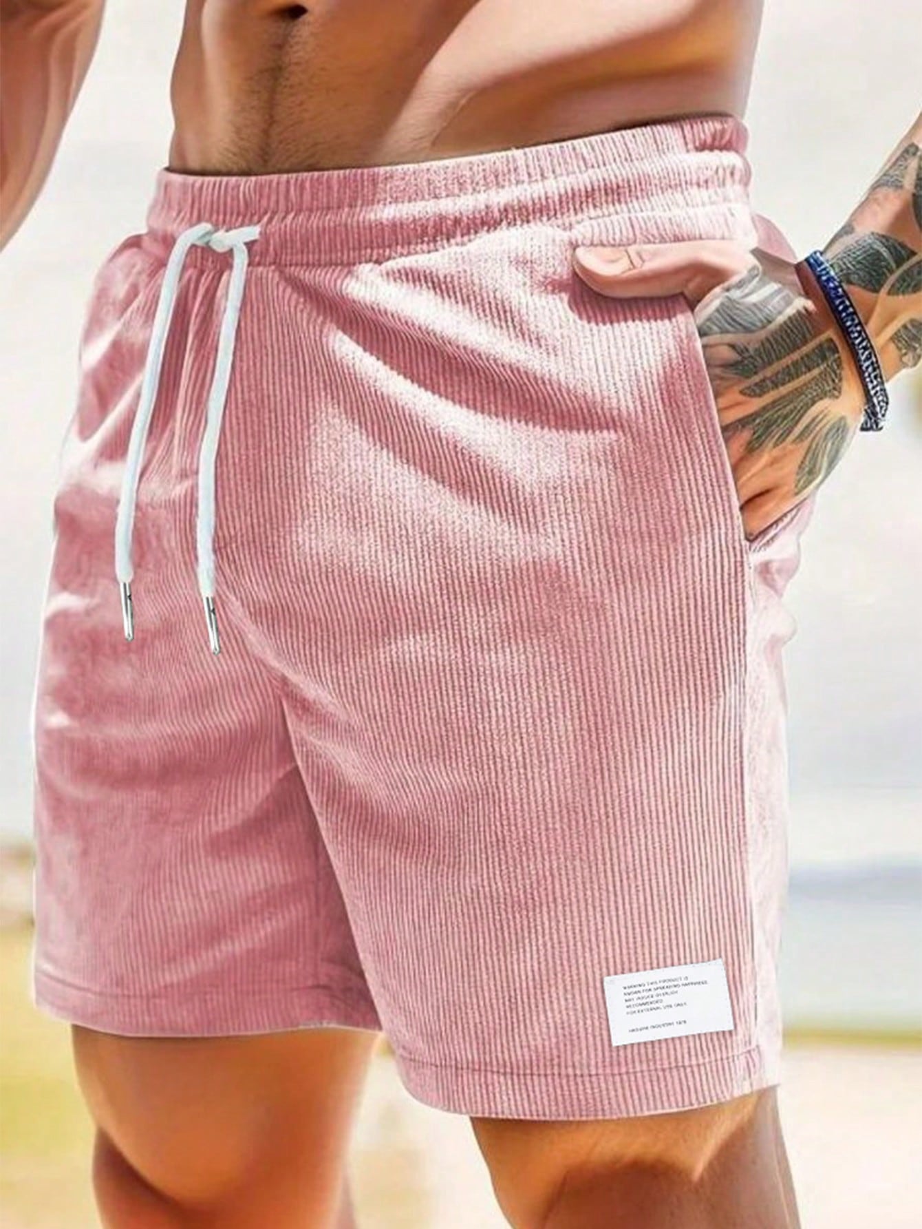 Bettina | Herren Sommer Lässige Shorts Mit Kordelzug 9