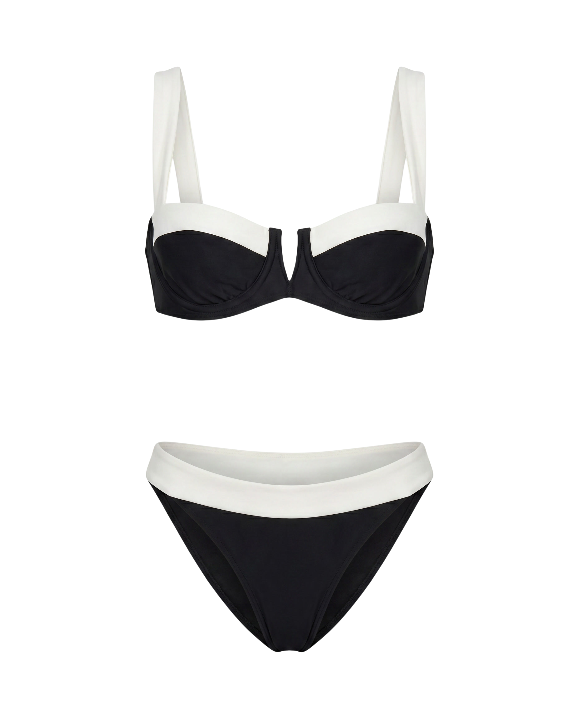 Bikini Damen | Colorblock & Verstellbare Träger
