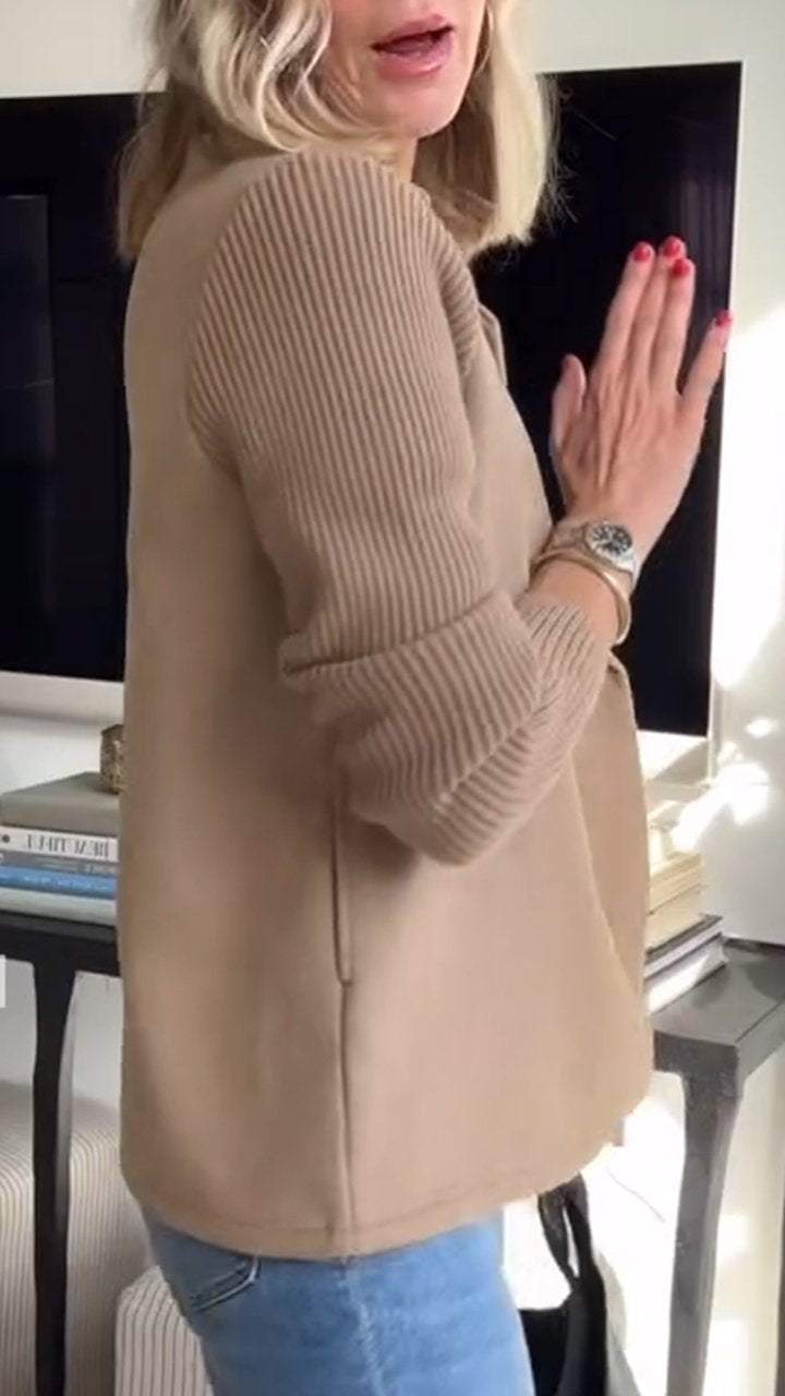 Amelia™ | Schicker Blazer mit Strickärmeln 3