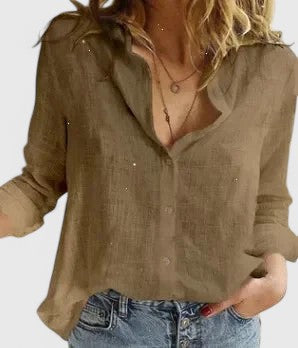 Winifred | Elegante Damenbluse mit V-Ausschnitt – Blumendruck für festliche Anlässe 10