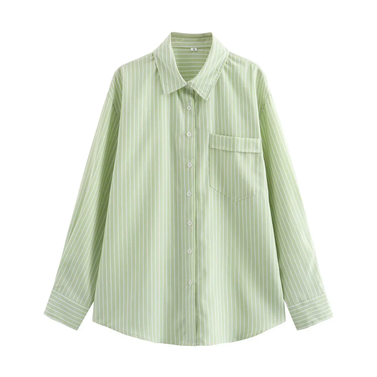 Bluse Damen | Gestreift & Lässig Oversize Langarm