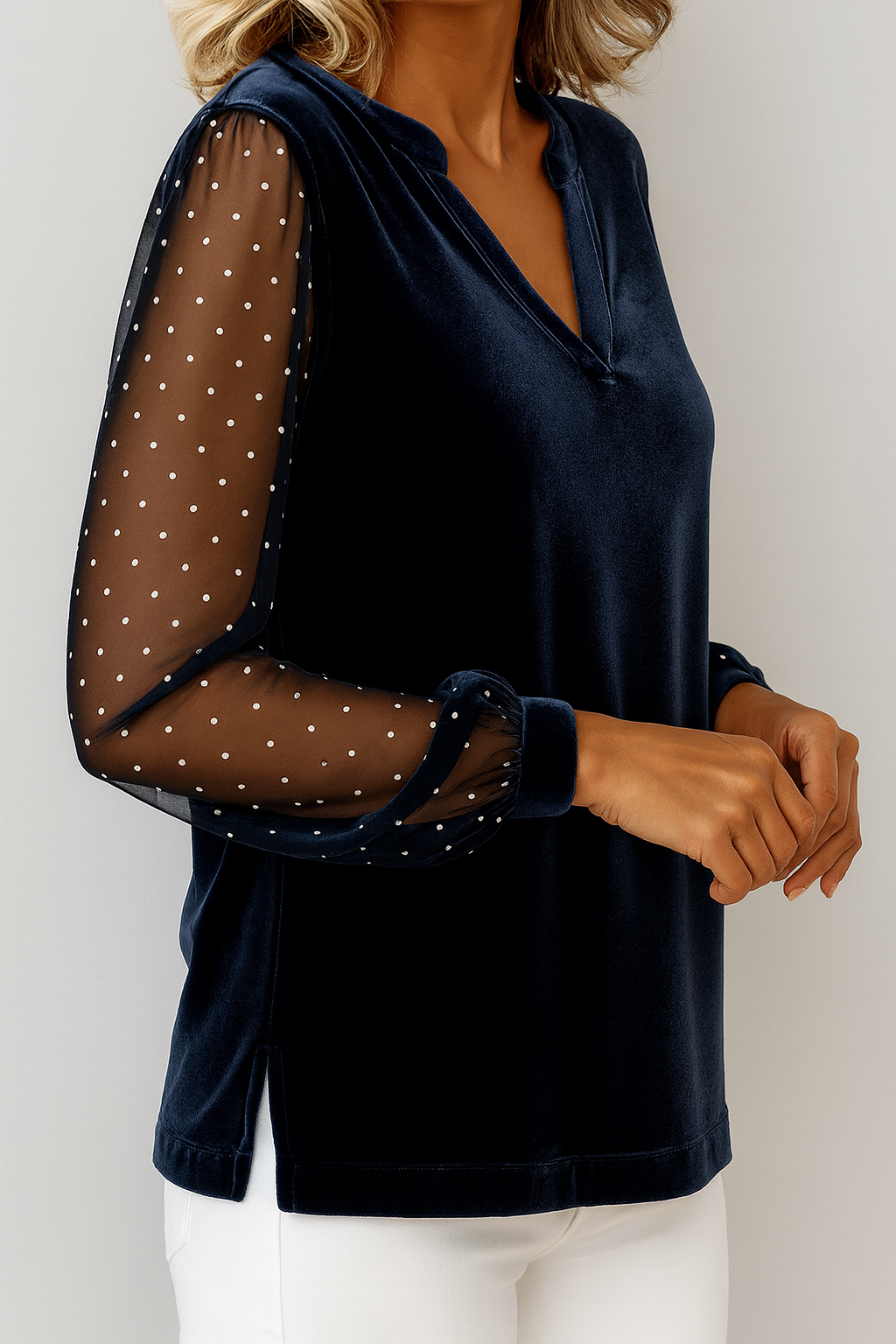 Sela - Langärmelige Bluse 1