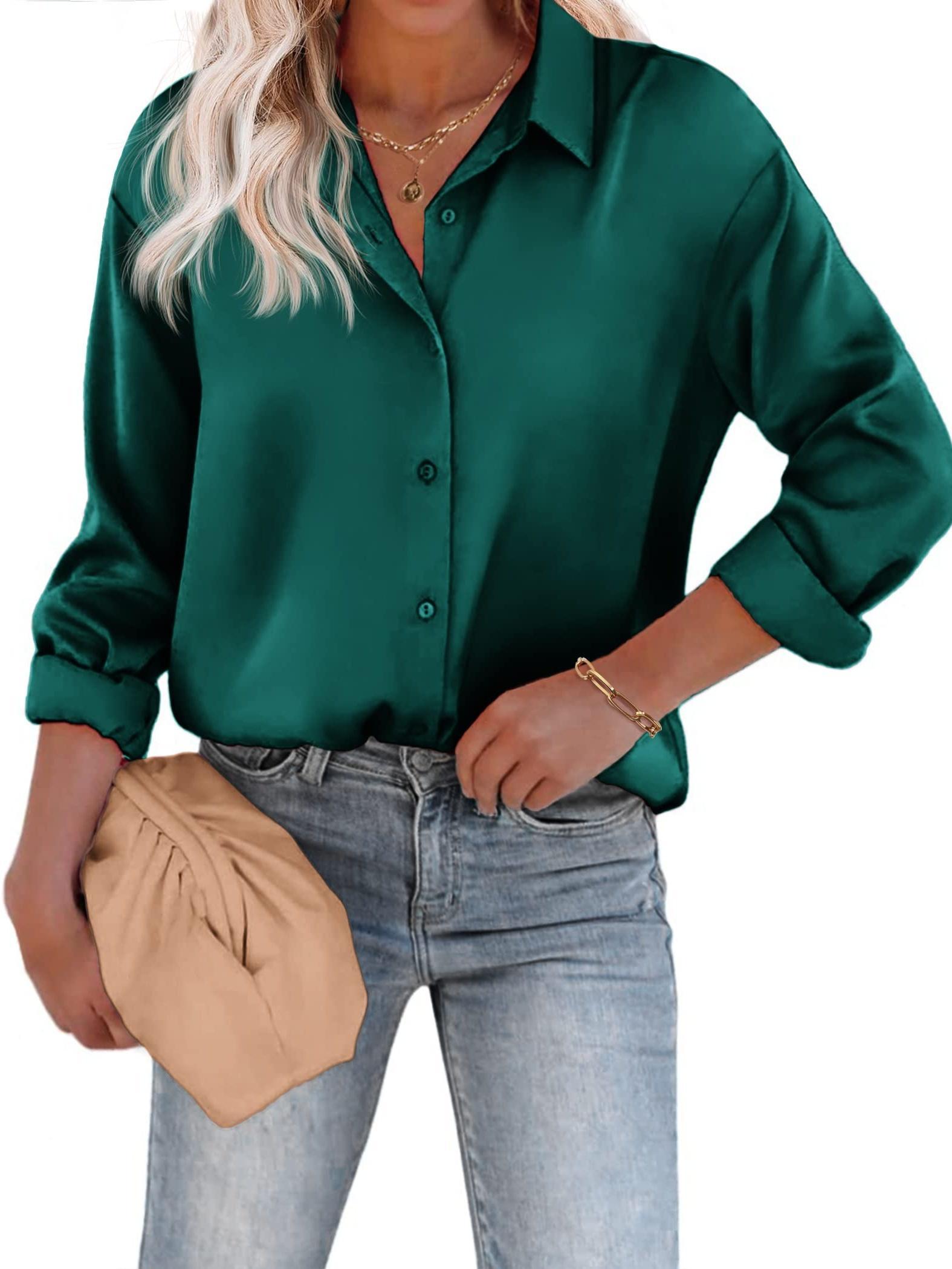Bluse Damen | Satin-Look & Zeitlos Elegant