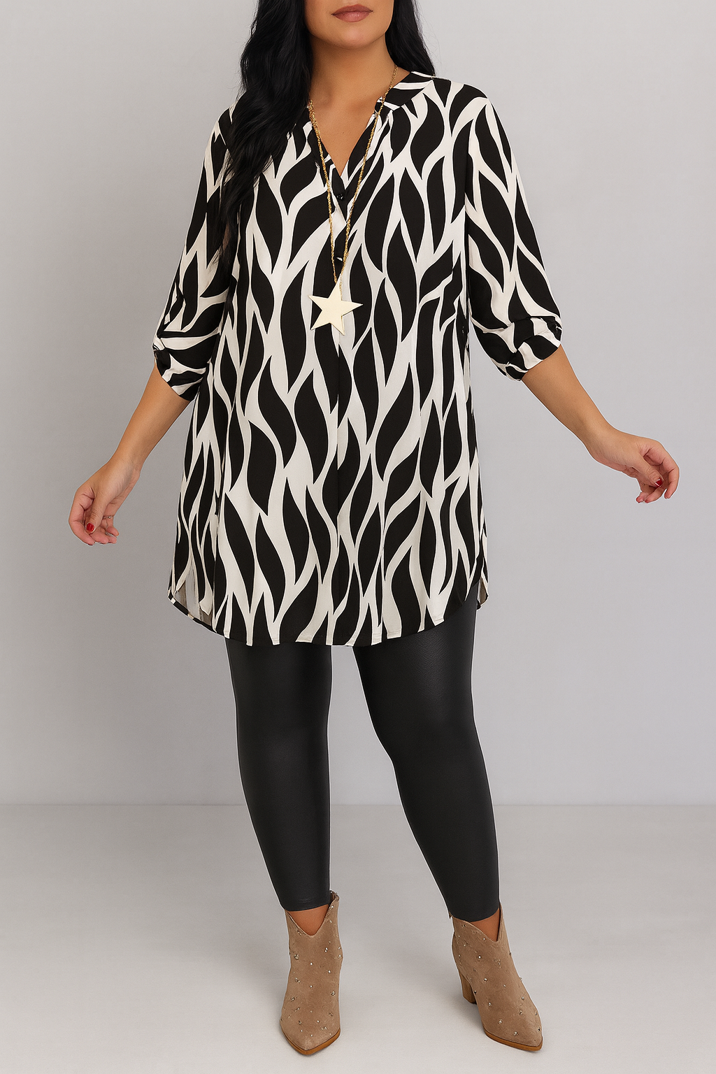 Bluse Damen Tunika | Figurschmeichelnd & Schnell Gestylt