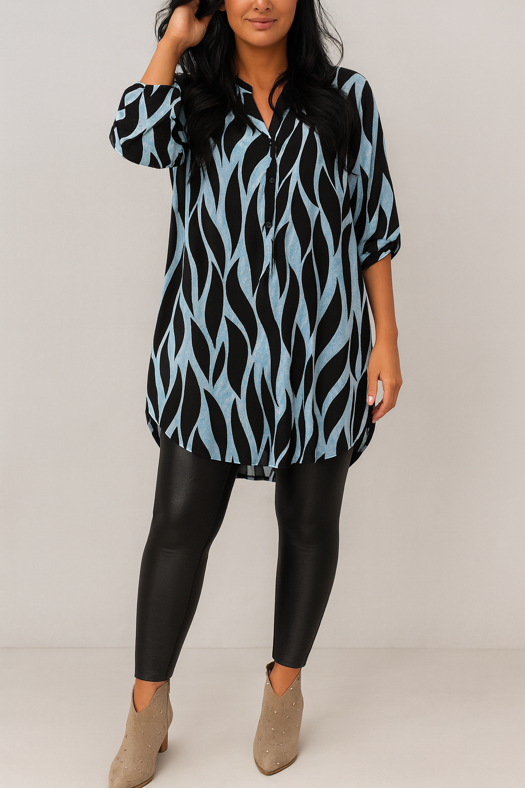 Bluse Damen Tunika | Figurschmeichelnd & Schnell Gestylt