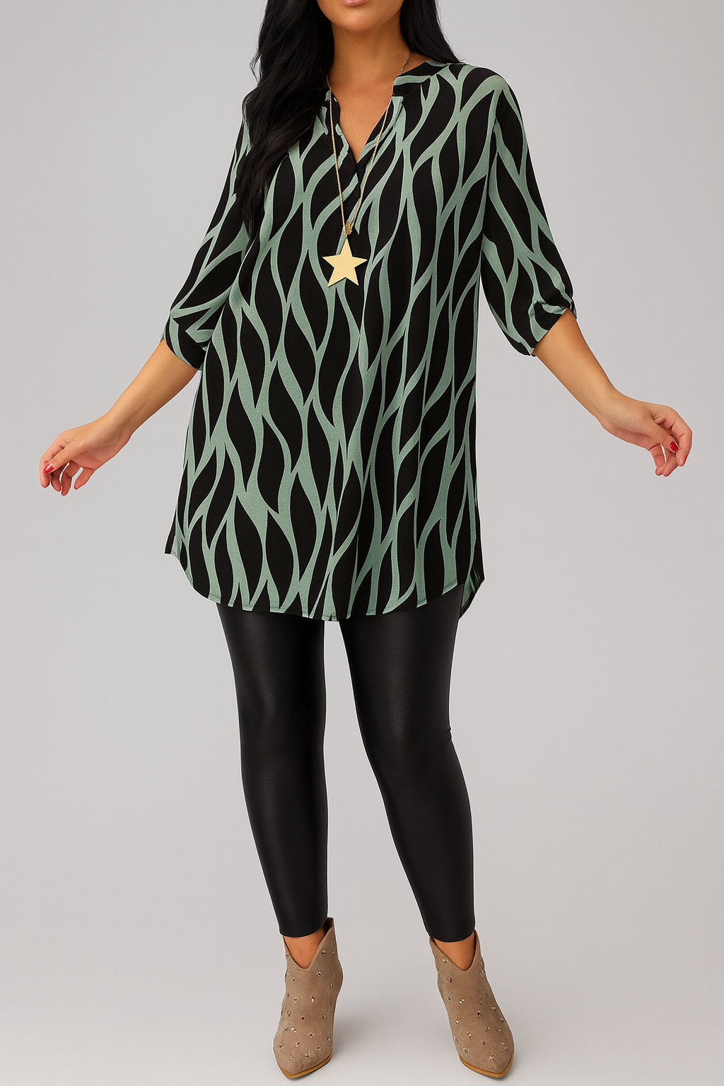 Bluse Damen Tunika | Figurschmeichelnd & Schnell Gestylt