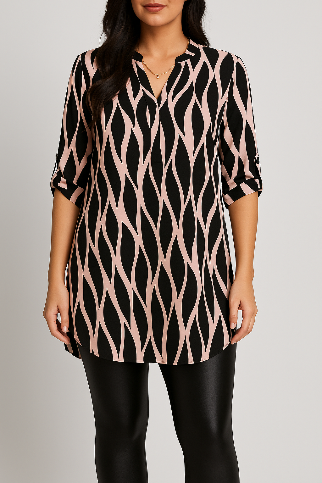 Bluse Damen Tunika | Figurschmeichelnd & Schnell Gestylt