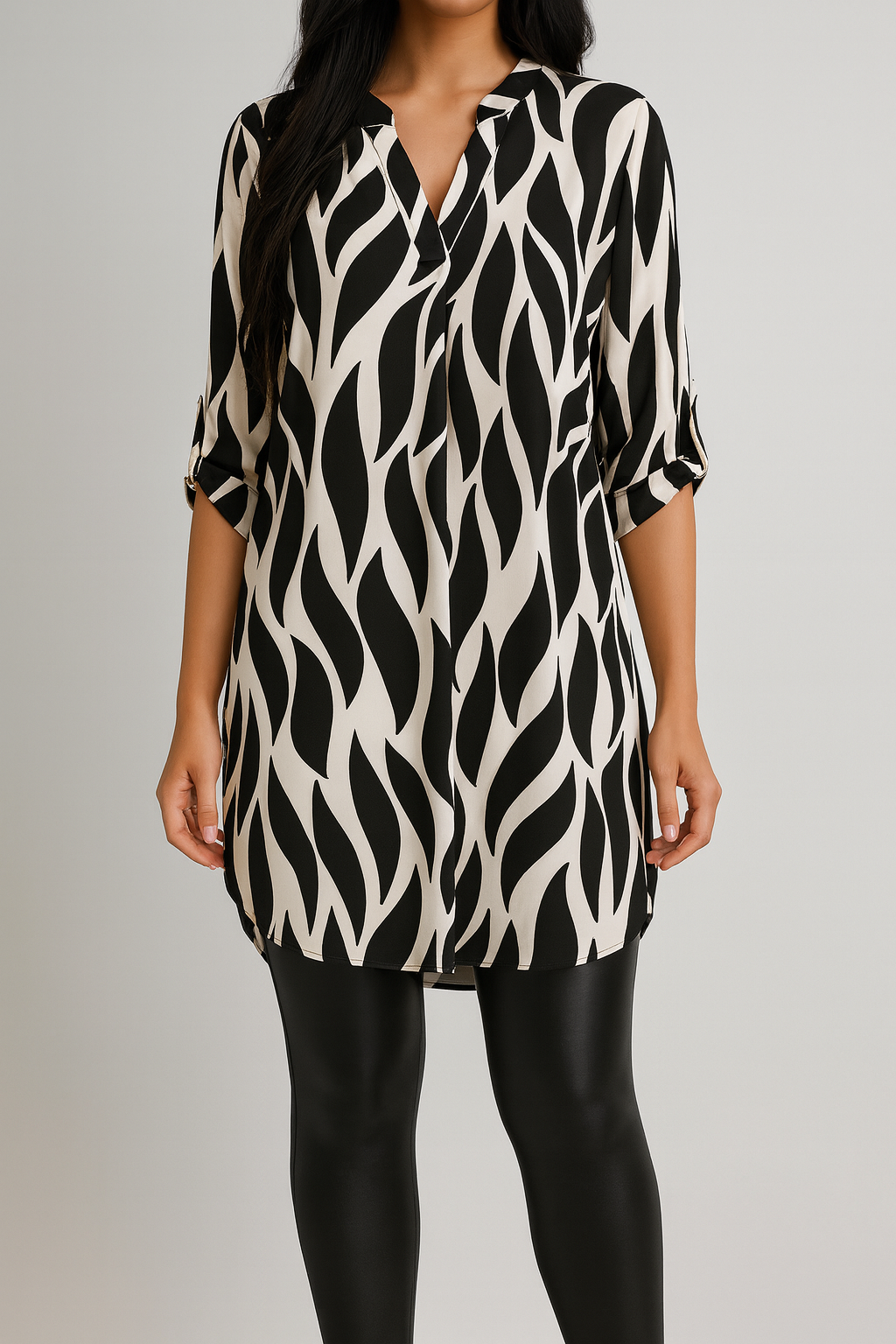 Bluse Damen Tunika | Figurschmeichelnd & Schnell Gestylt