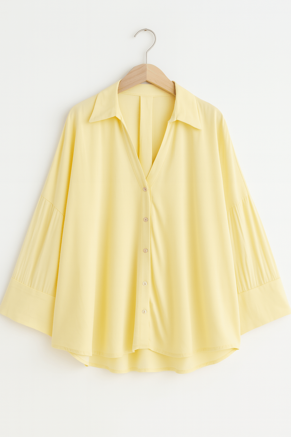 Jolie Oversize Bluse gestreift mit Knöpfen 5