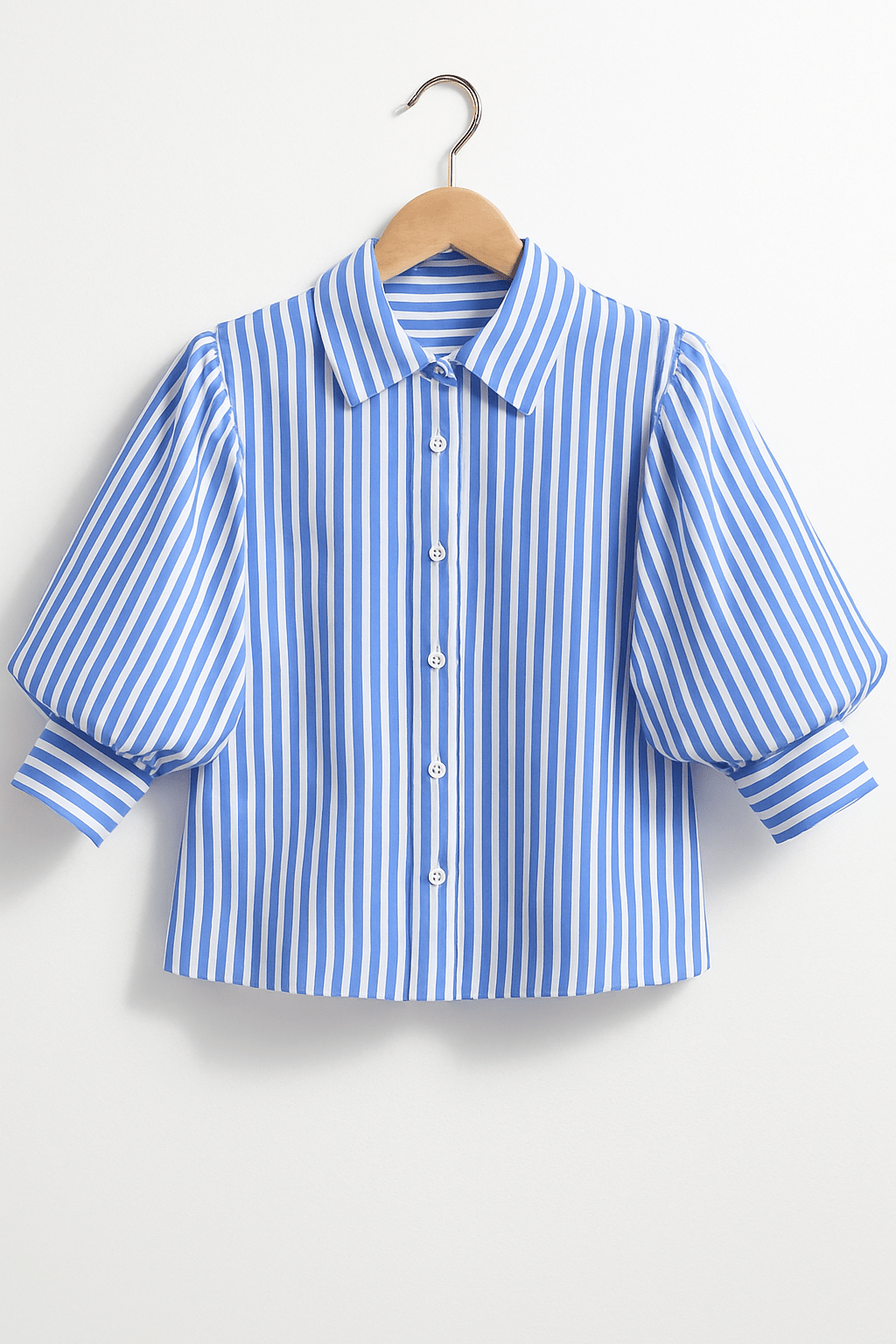 Bluse gestreift Damen | Ballonärmel & Luftiger Komfort