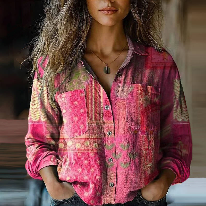 Boho Bluse Damen | Muster-Design & Lässiger Komfort