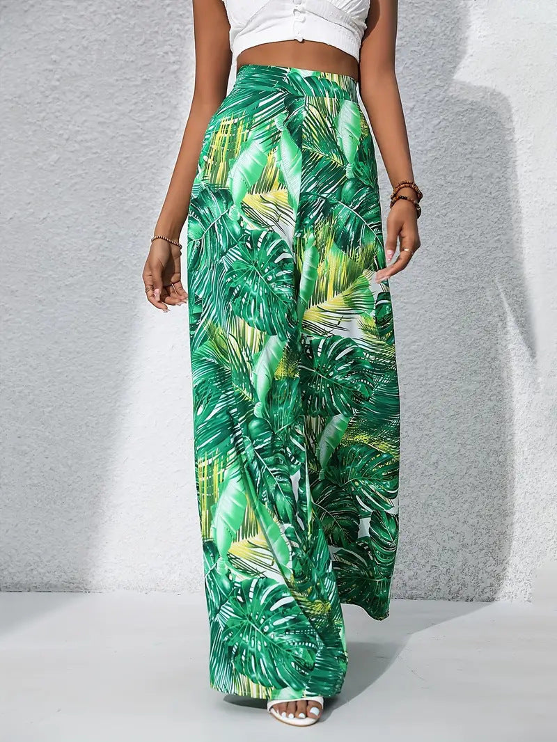 Bold Print Trousers 1