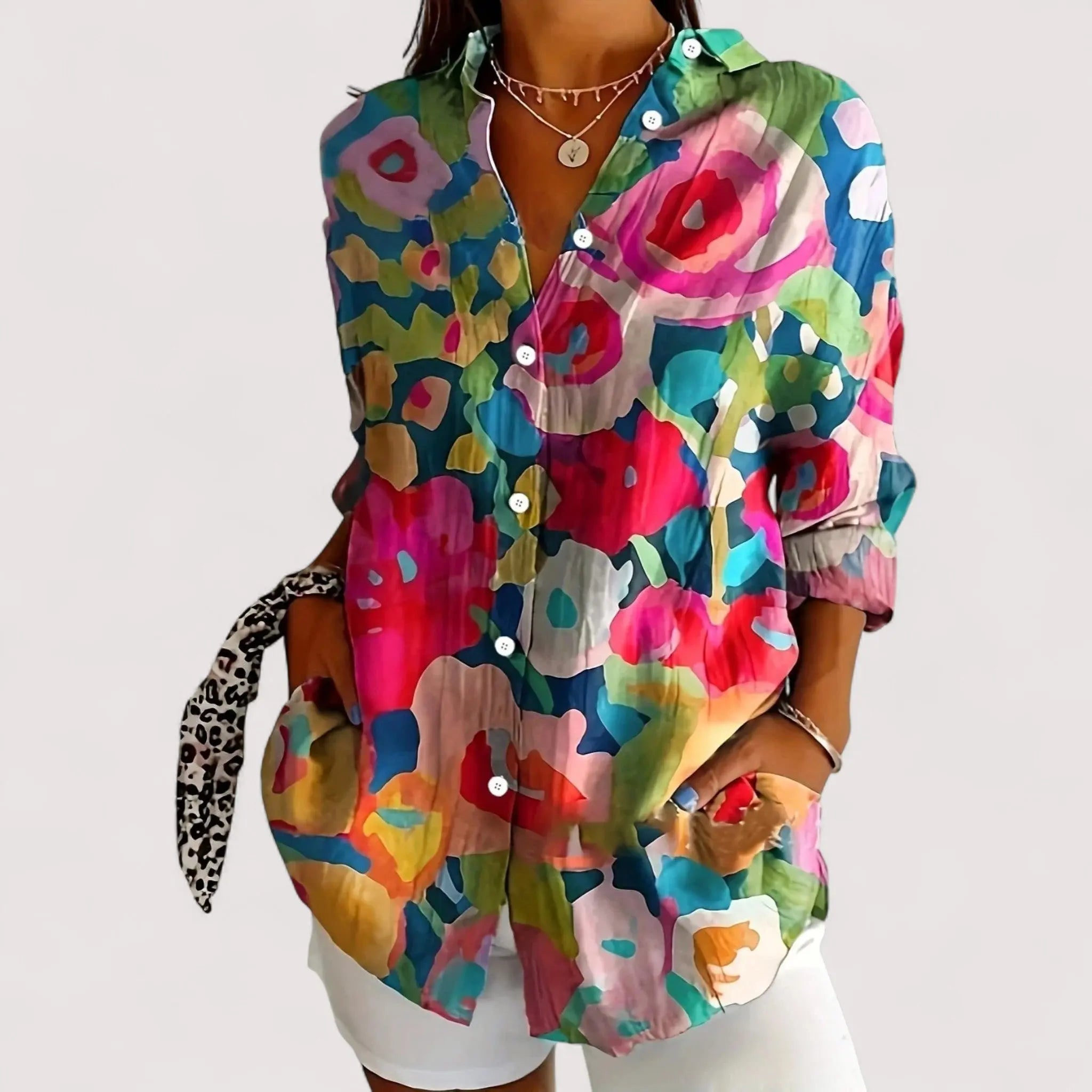 Annika™ | Bunte Bluse mit Print 4