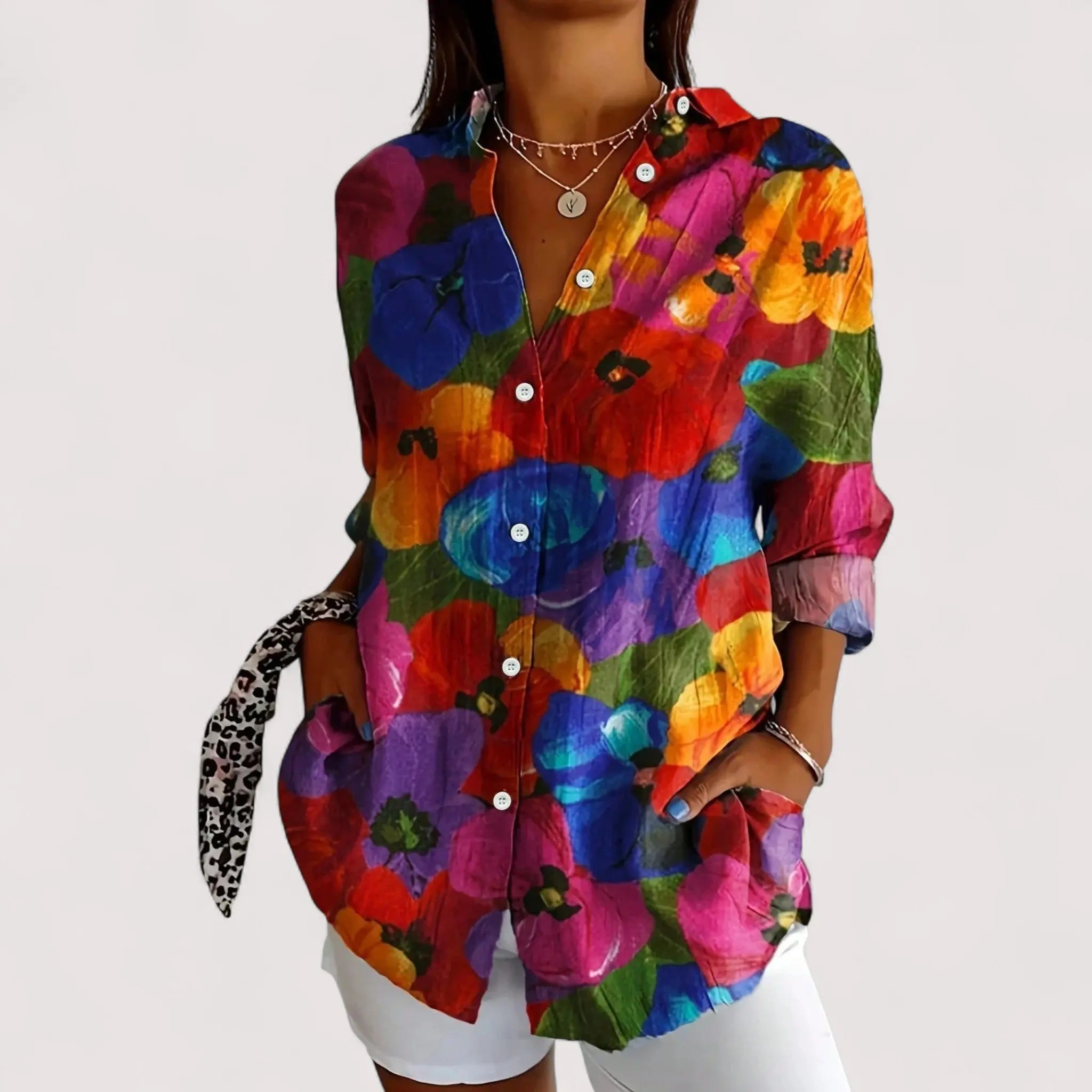 Annika™ | Bunte Bluse mit Print 5