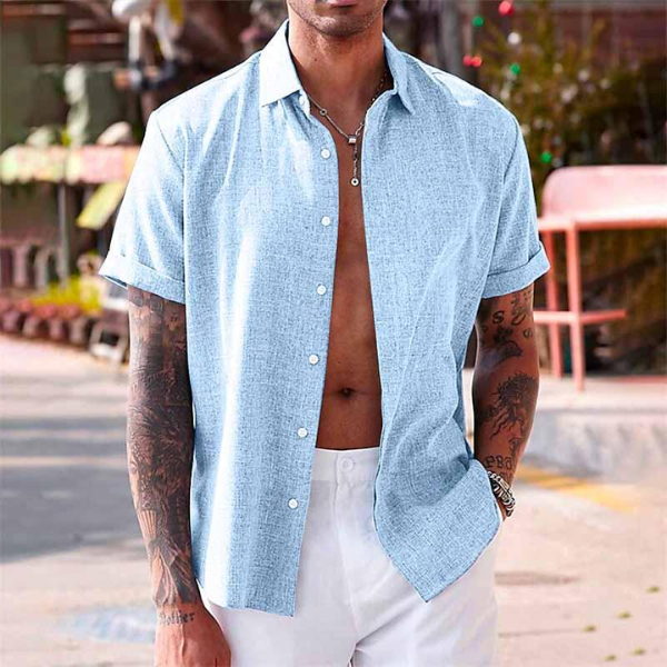 Button Down Hemd Herren | Lässiger Sommer-Look & Maximaler Komfort