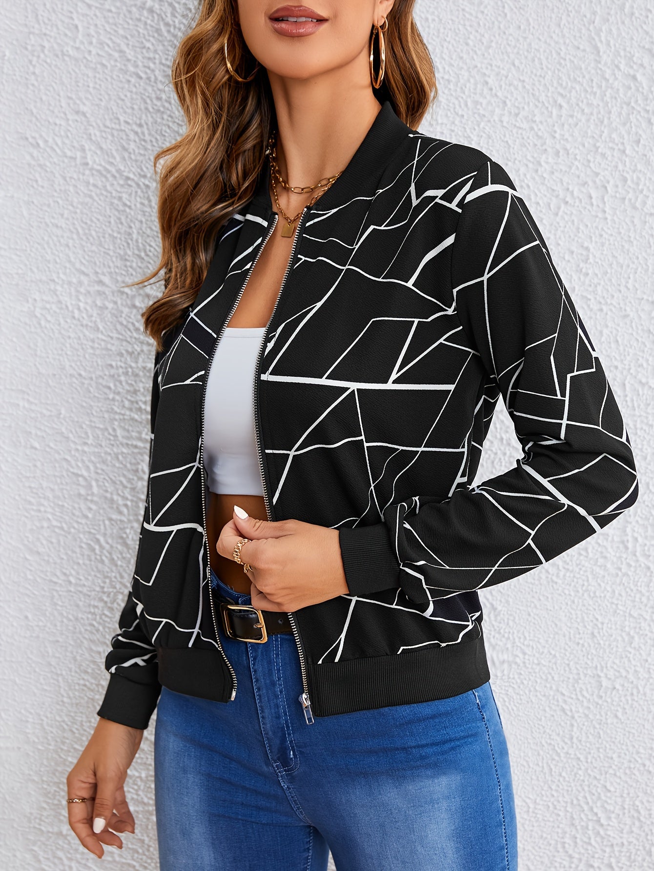 Carly – Geometrische Jacke 6