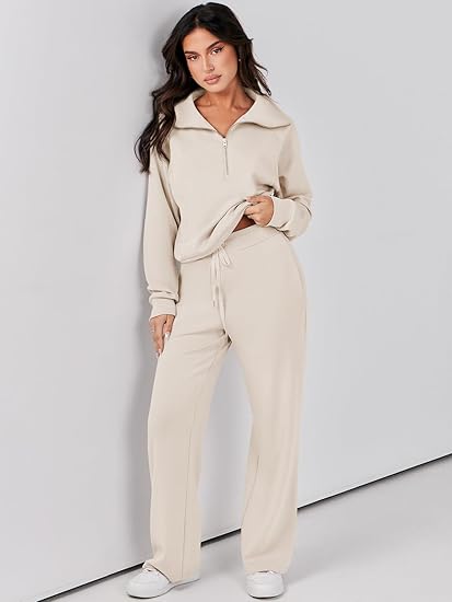 Catty - Kuscheliger lockerer Winterpullover und Hose