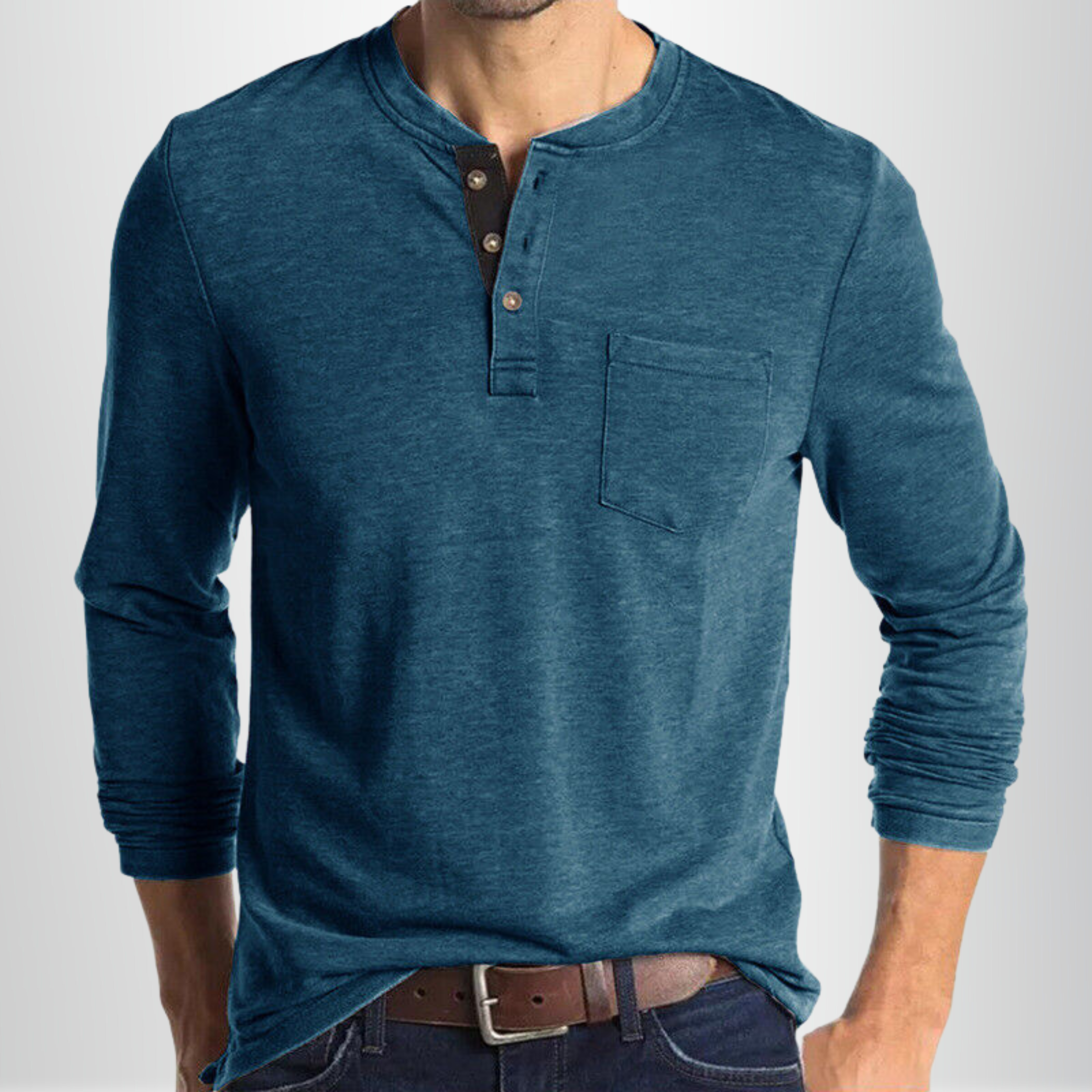 Charles - Langärmeliges Herren-T-Shirt 1