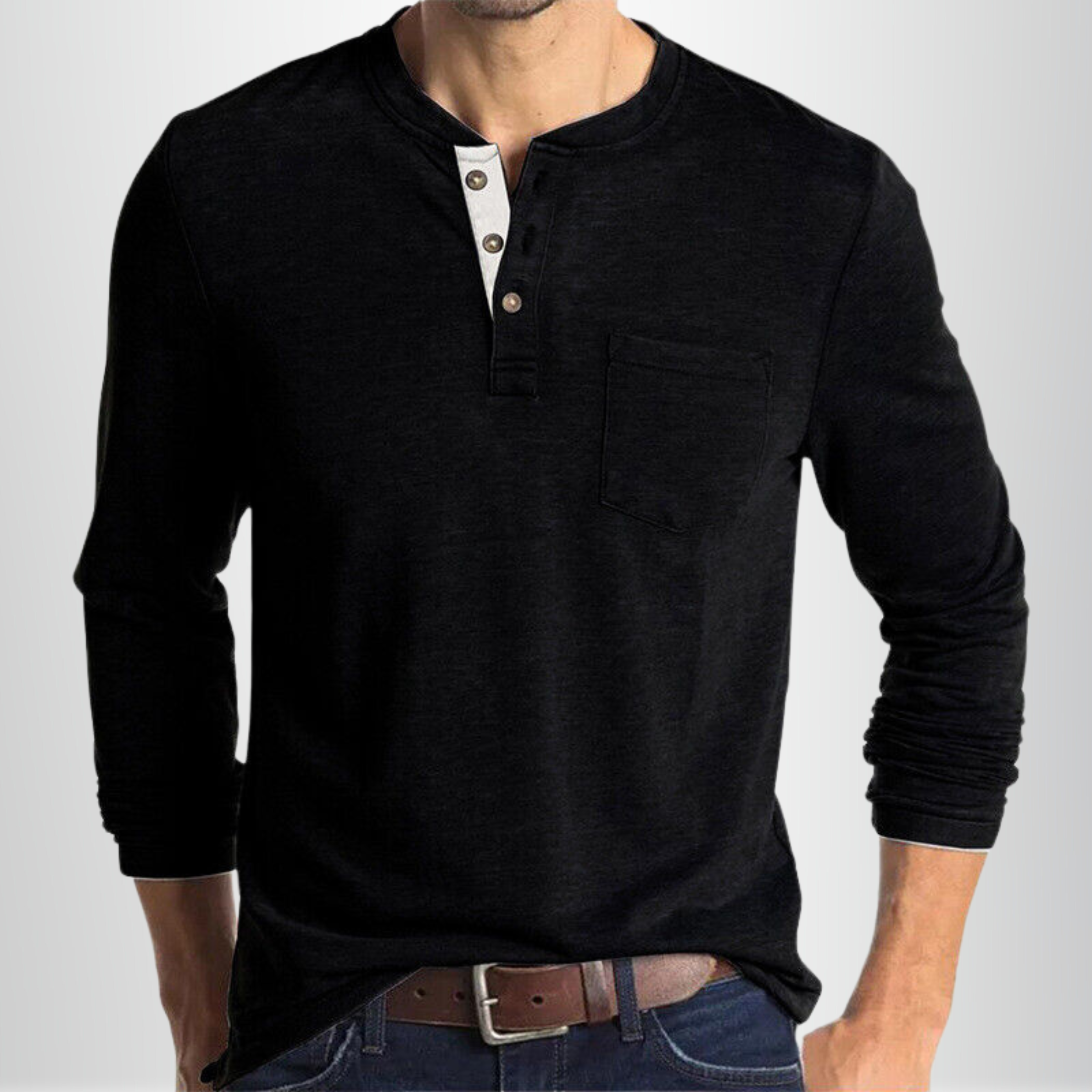 Charles - Langärmeliges Herren-T-Shirt 2