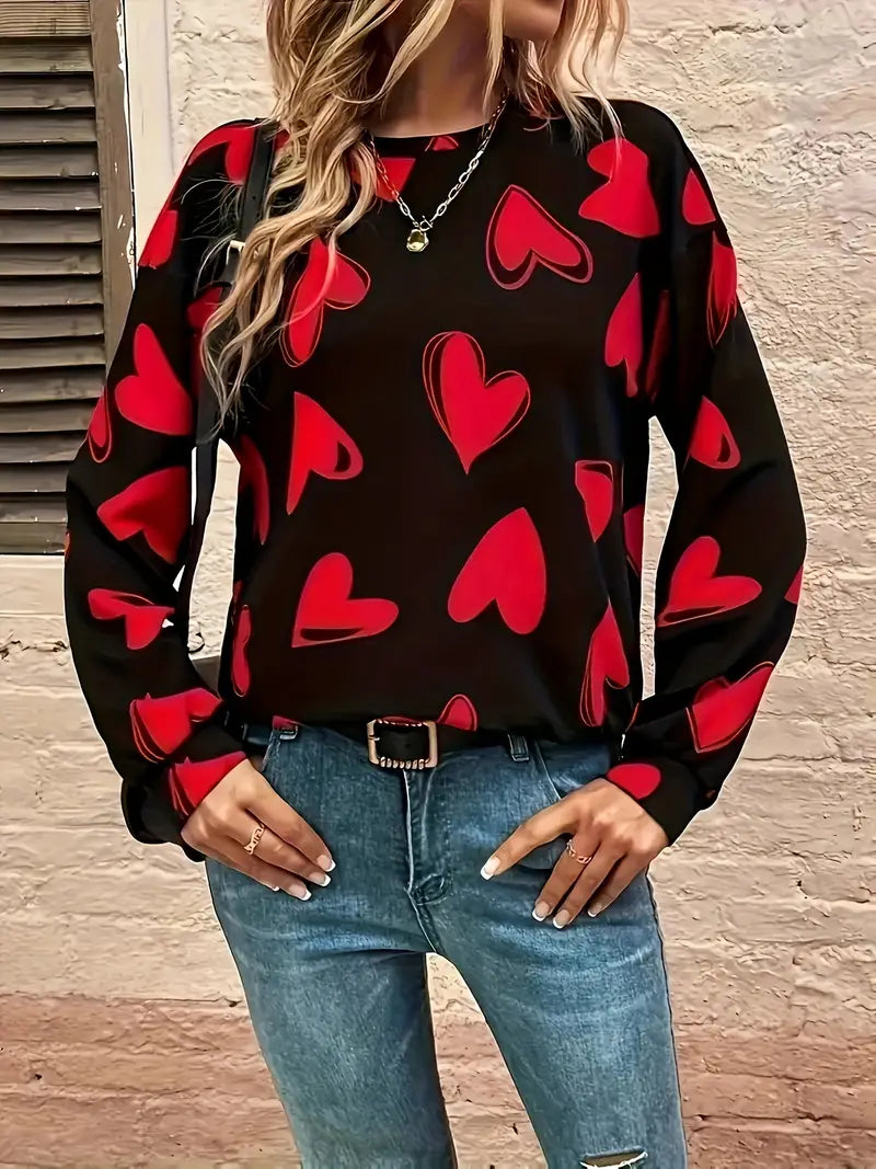 Charlize - Schicker Pullover mit Rundhalsausschnitt von Chic Heartbeat