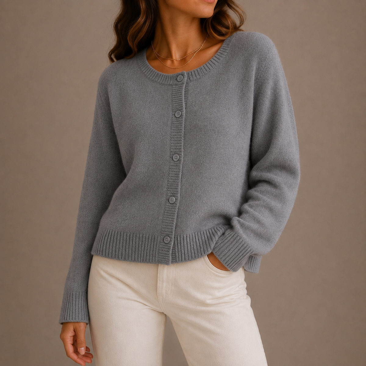 Strickjacke Damen | Knopfleiste & Weicher Komfort 1