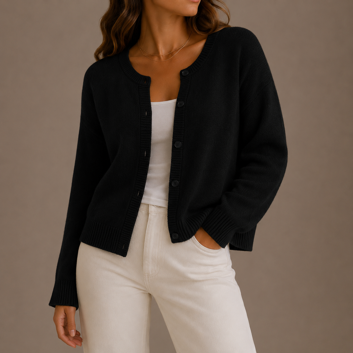 Strickjacke Damen | Knopfleiste & Weicher Komfort 2