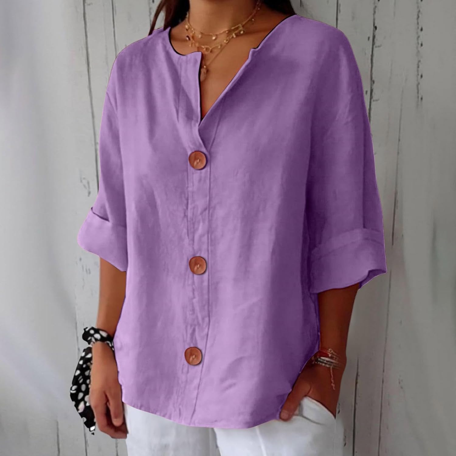 Clara™ - Legere Leinenbluse 4