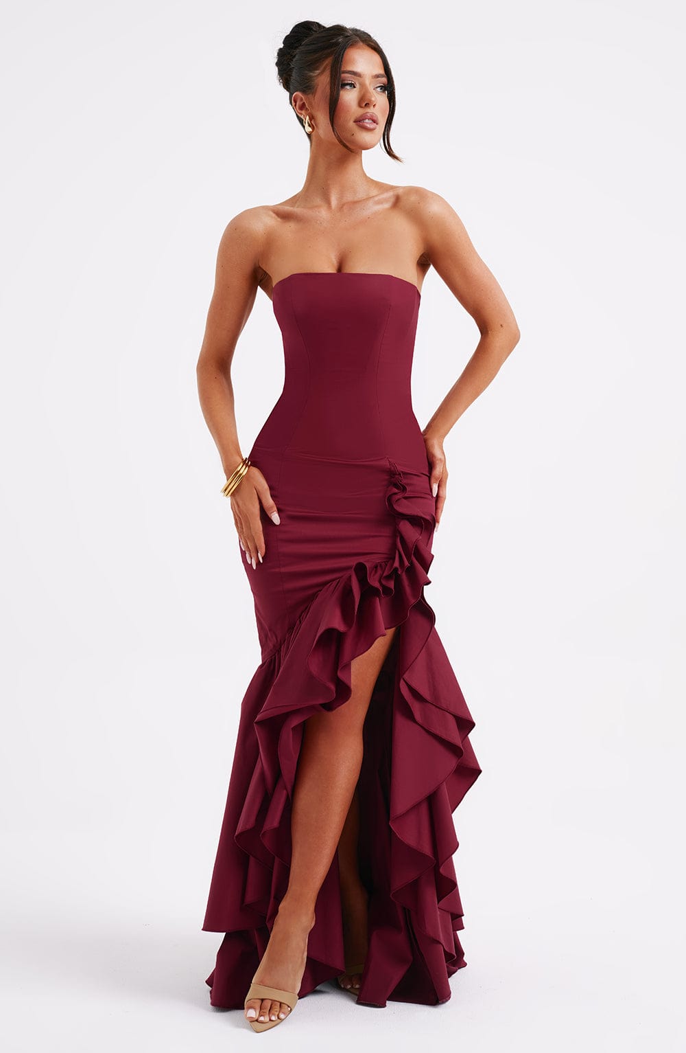 Damen Ärmelloses Maxi Kleid - Nina