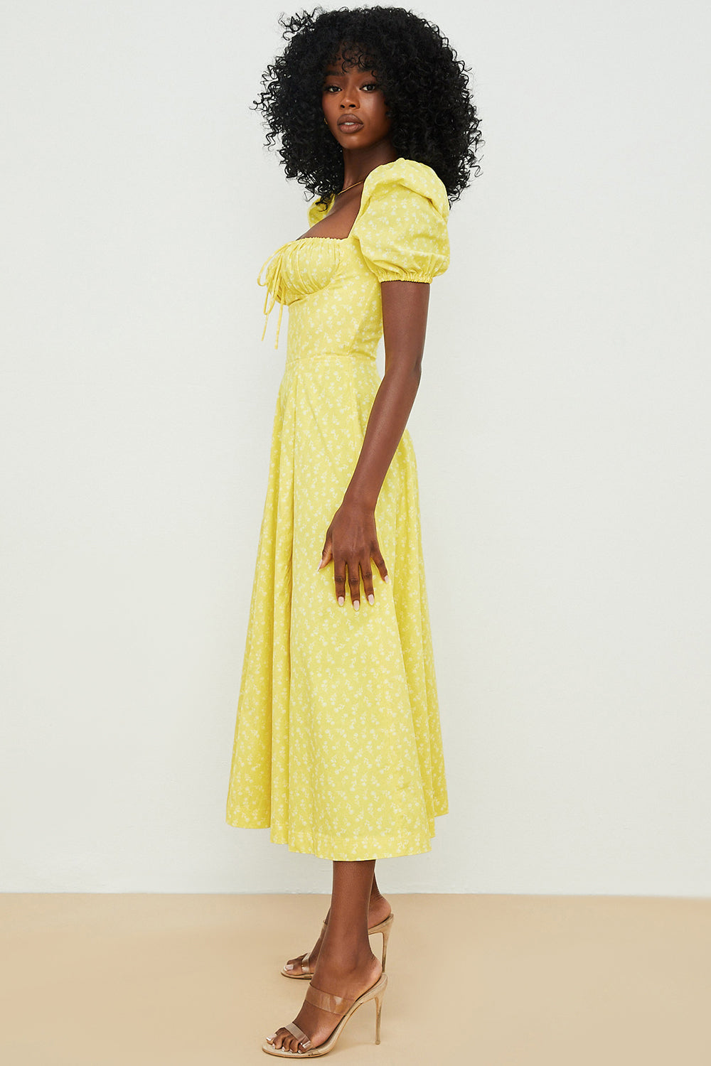 Damen Blumen Midikleid - Lina