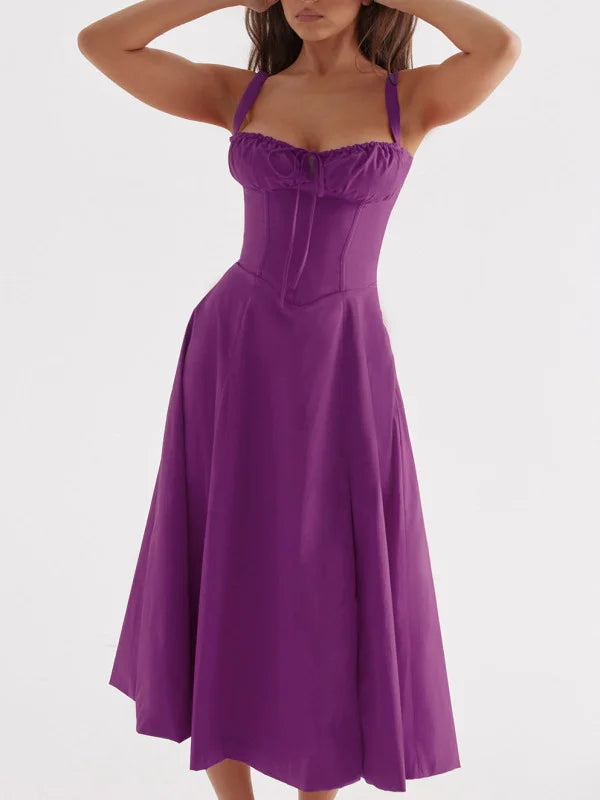 Damen Casual Sommer Midi Kleid - Merle