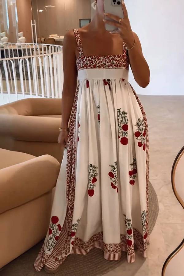 Damen Freizeit Sommer Maxikleid - Suzie