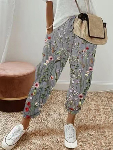 Damen Hose | Kordelzug & Lockere Passform