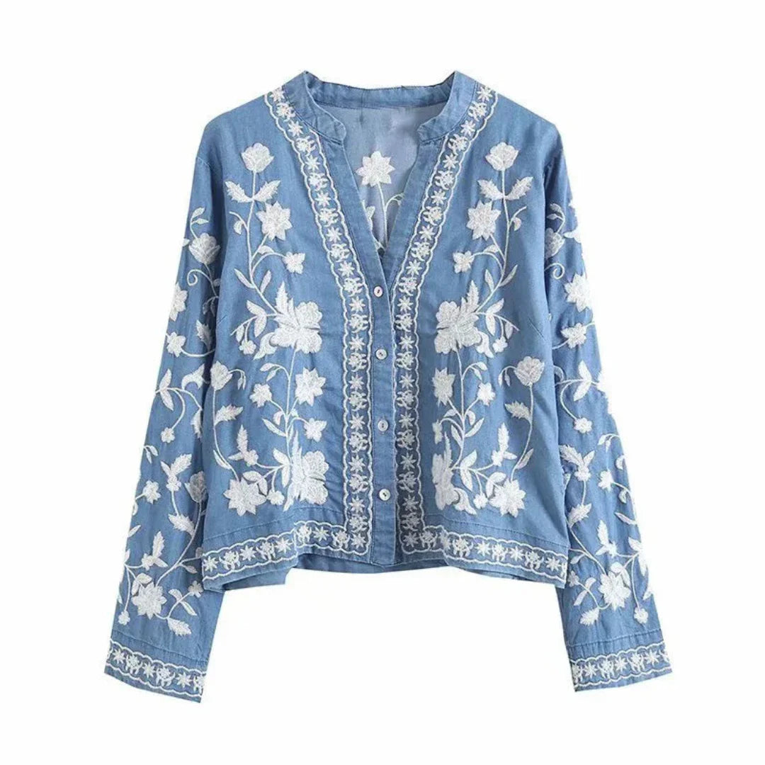 Damen Knopf Daunen Strickjacke