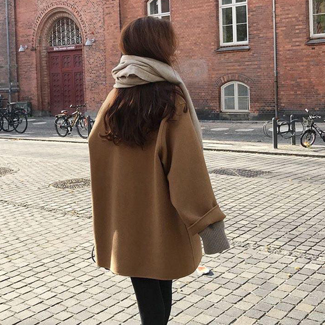 Damen Lange Trench Mantel | Warme