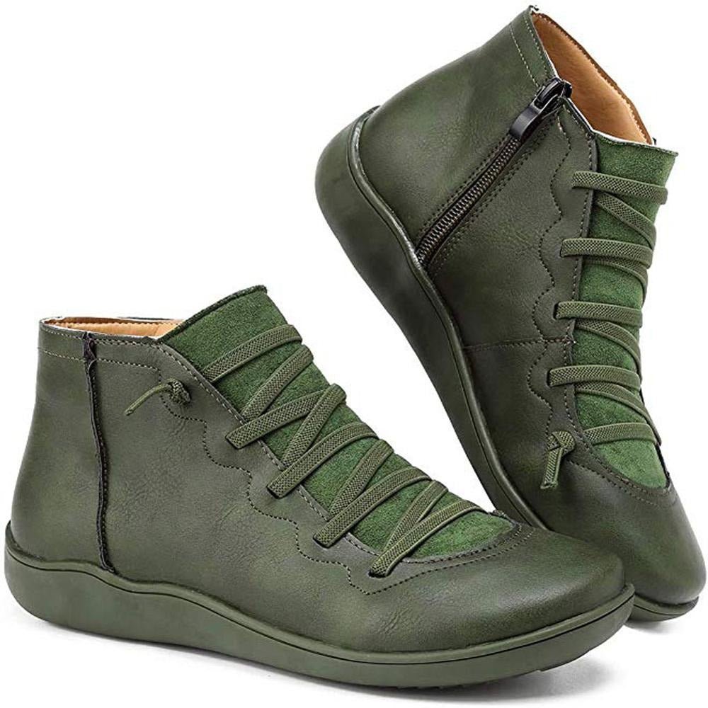 Damen Orthopädische Stiefelette | Komfort Sohle | Atmungsaktiv & Rutschfest