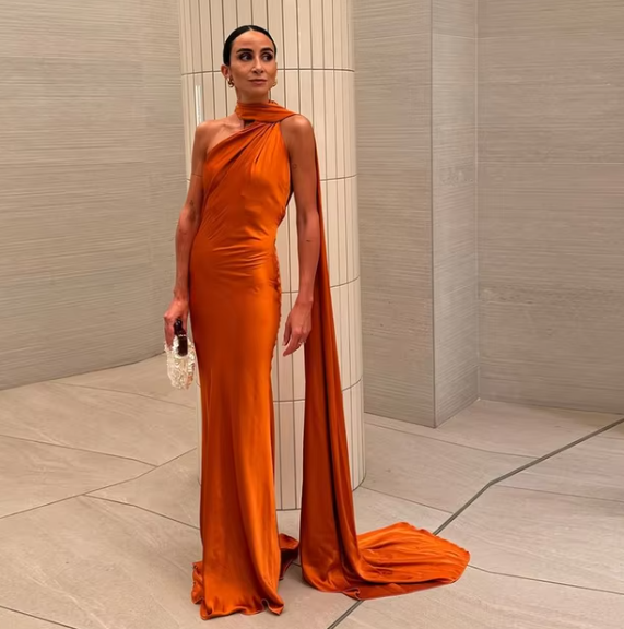 Damen Rückenfreies Elegantes Bodycon Maxikleid – Claudine