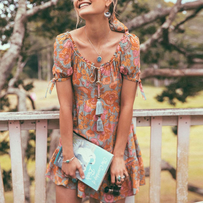 Damen Schickes Sommer Minikleid - Olivia