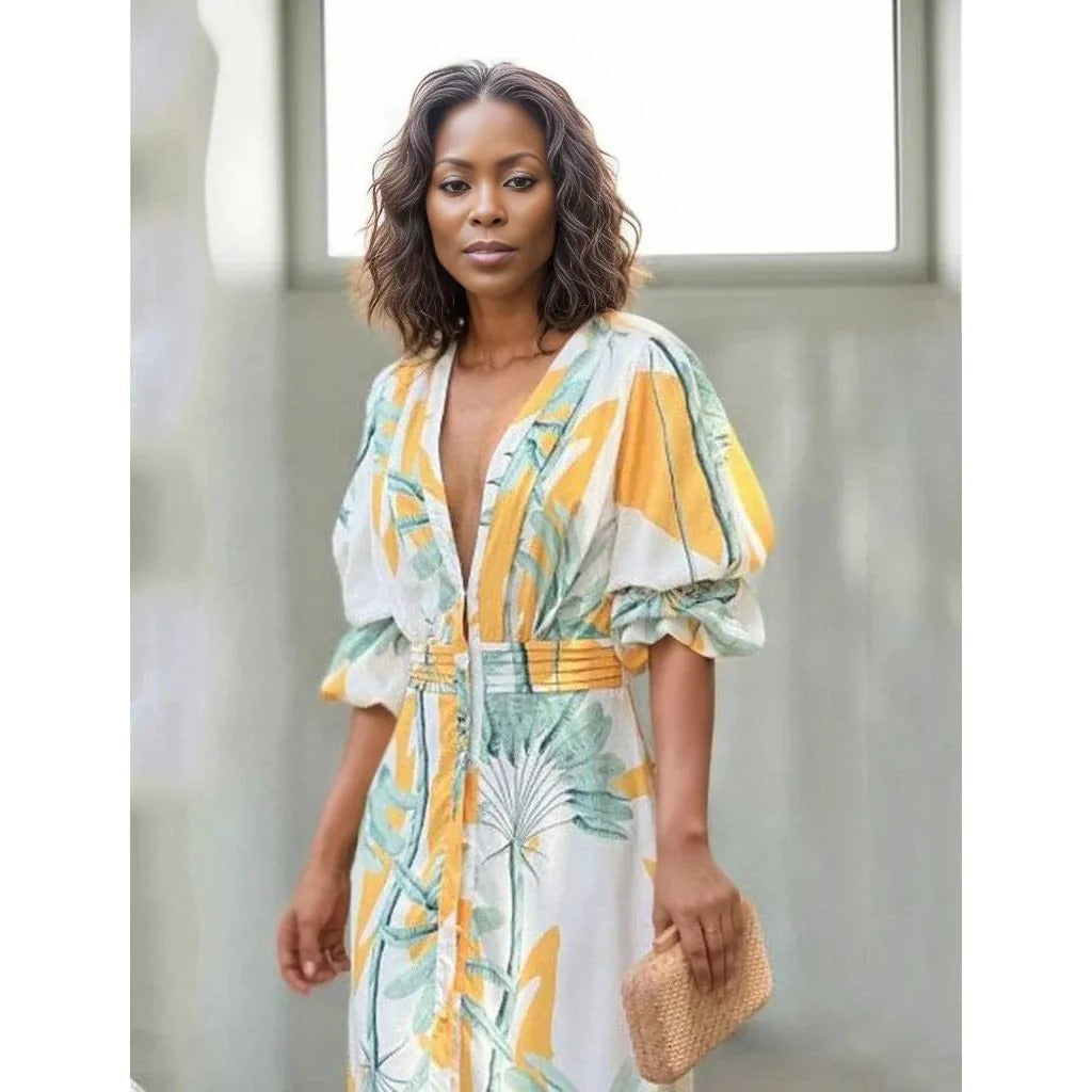 Damen Sommer Maxikleid – Olivia