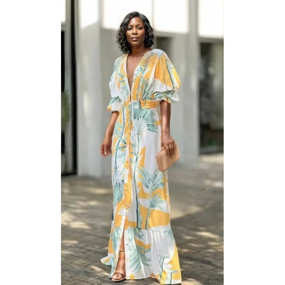 Damen Sommer Maxikleid – Olivia