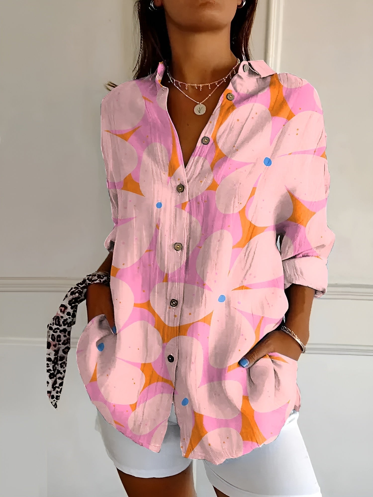 Damen Trendige Bluse