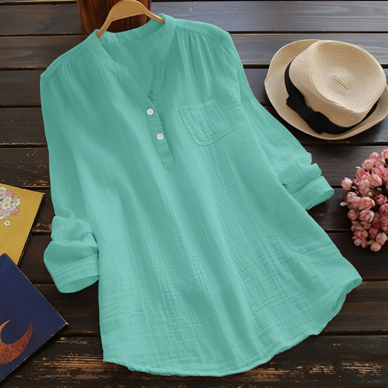 Damen Bluse – Lockere Alltagsbluse für zeitlose Looks 1